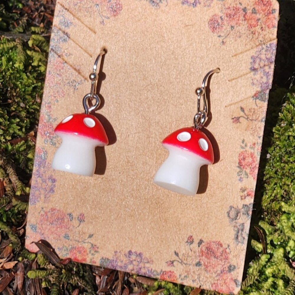 Mushroom Earrings